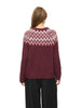 Pull Vila Clothes couleur bordeaux — vue 2