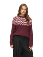 Pull Vila Clothes couleur bordeaux — vue 3
