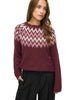Pull Vila Clothes couleur bordeaux