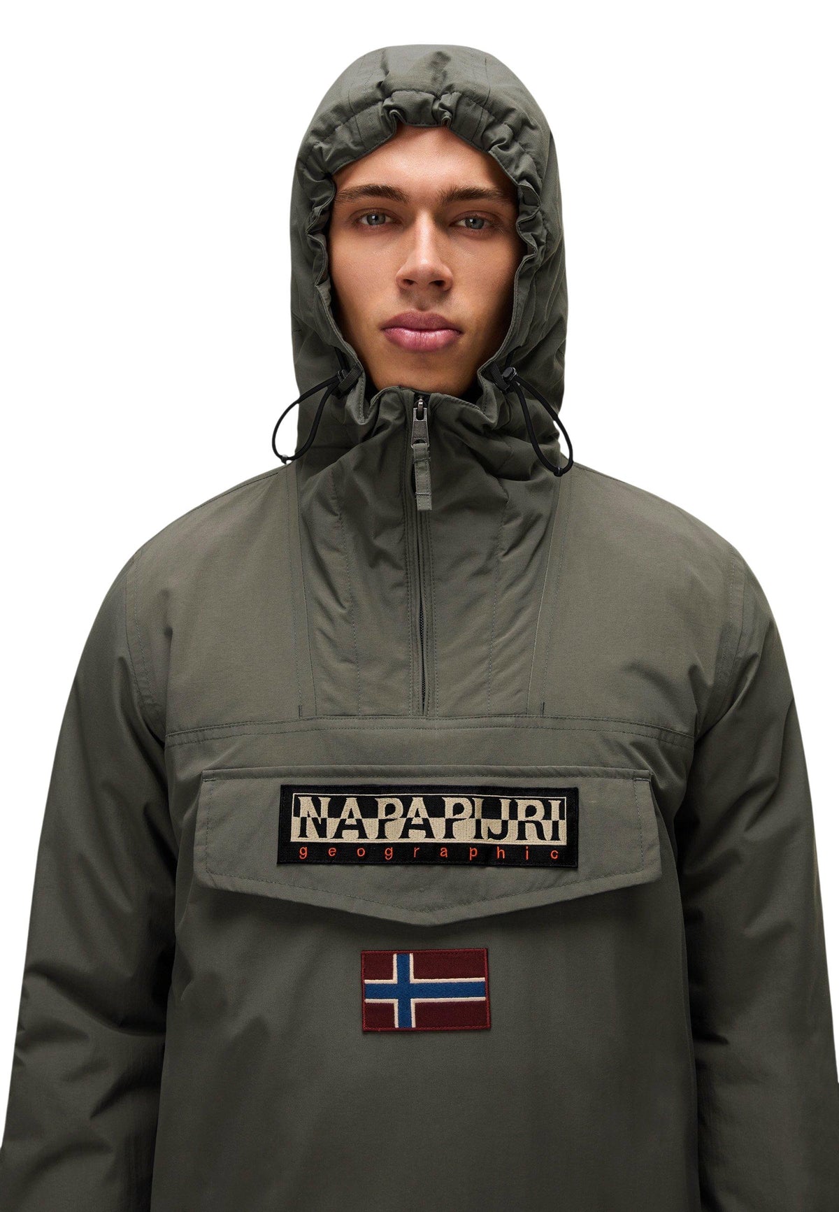 Veste Napapijri couleur vert — vue 3