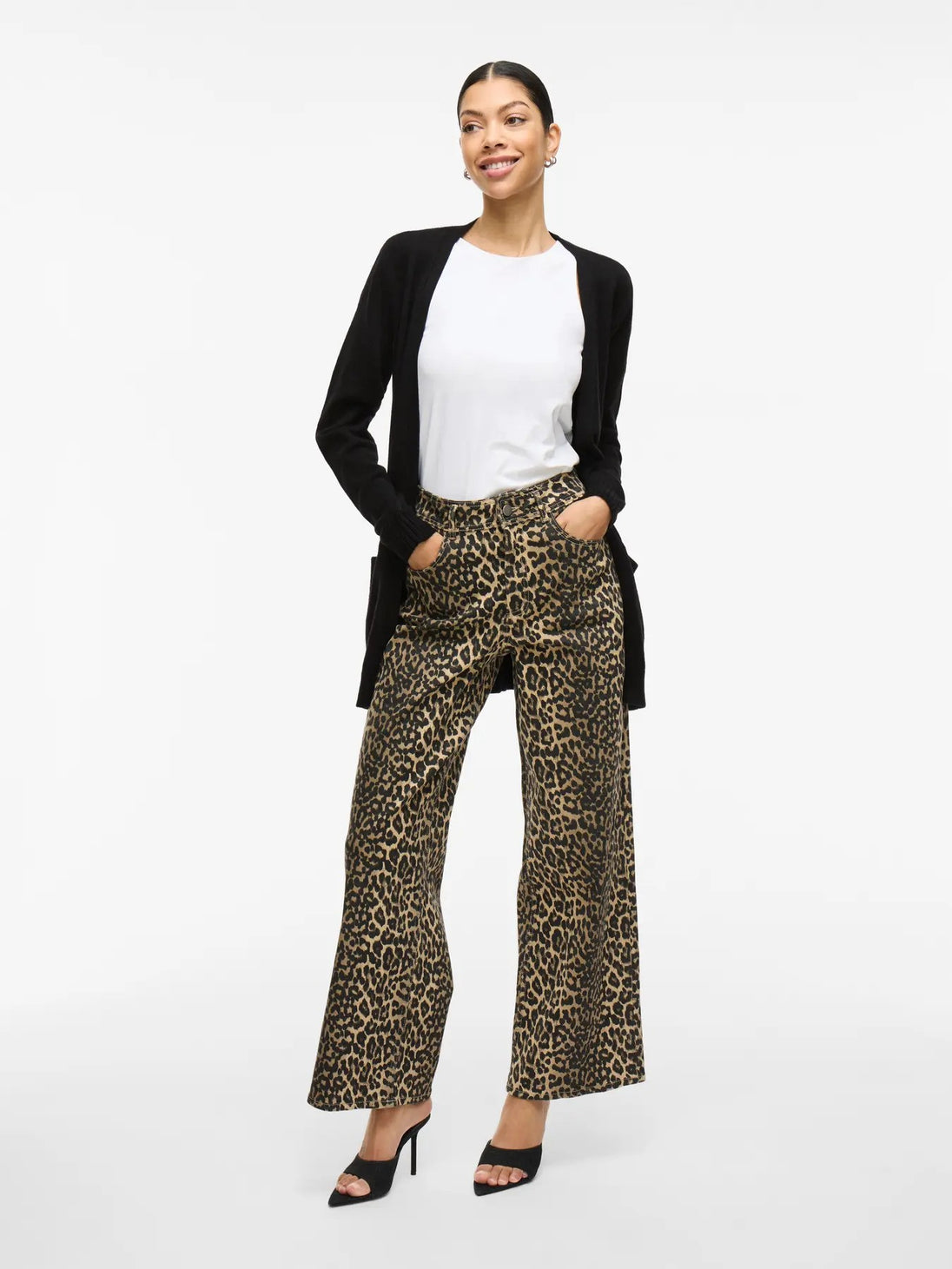 Cardigan Vila Clothes couleur noir — vue 5