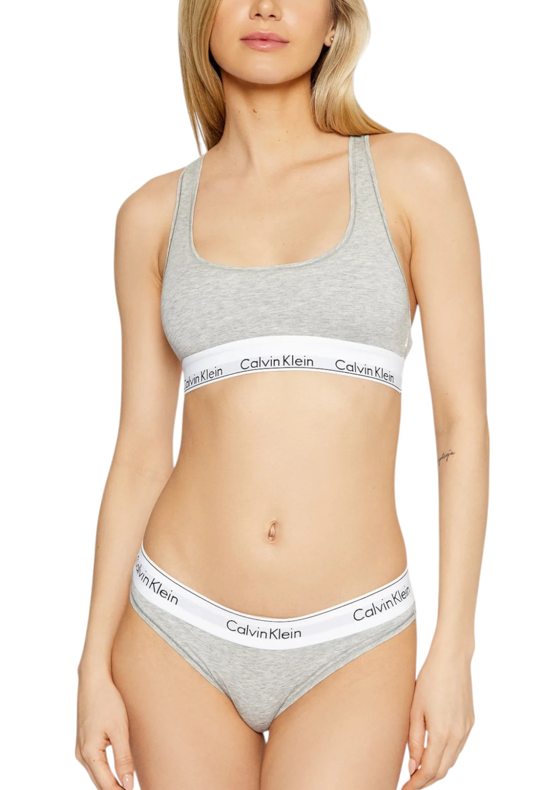 Lingerie Calvin Klein Underwear couleur gris — vue 3