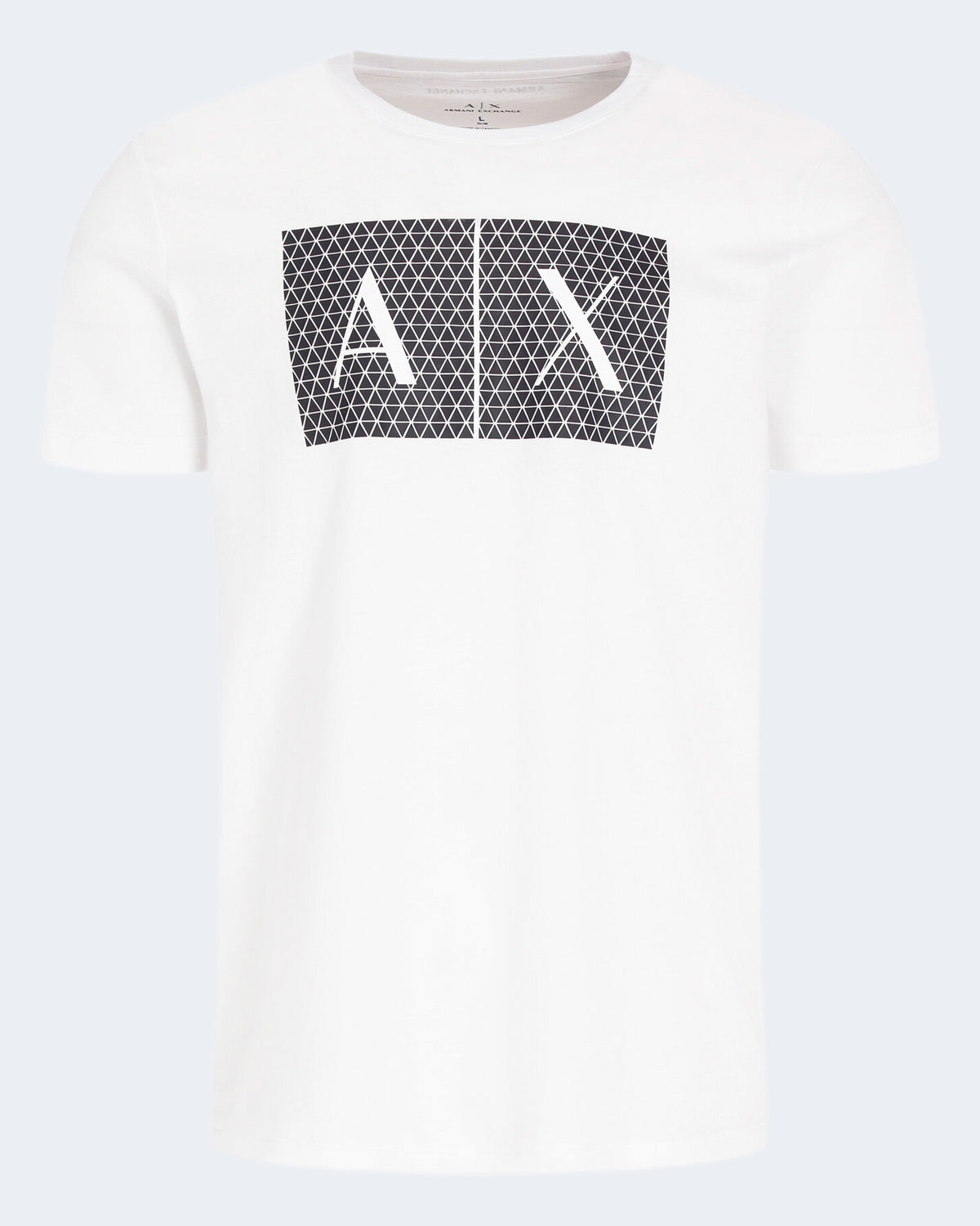 T-shirt Armani Exchange couleur blanc — vue 4