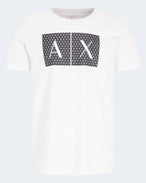 T-shirt Armani Exchange couleur blanc — vue 4