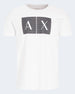 T-shirt Armani Exchange couleur blanc — vue 4