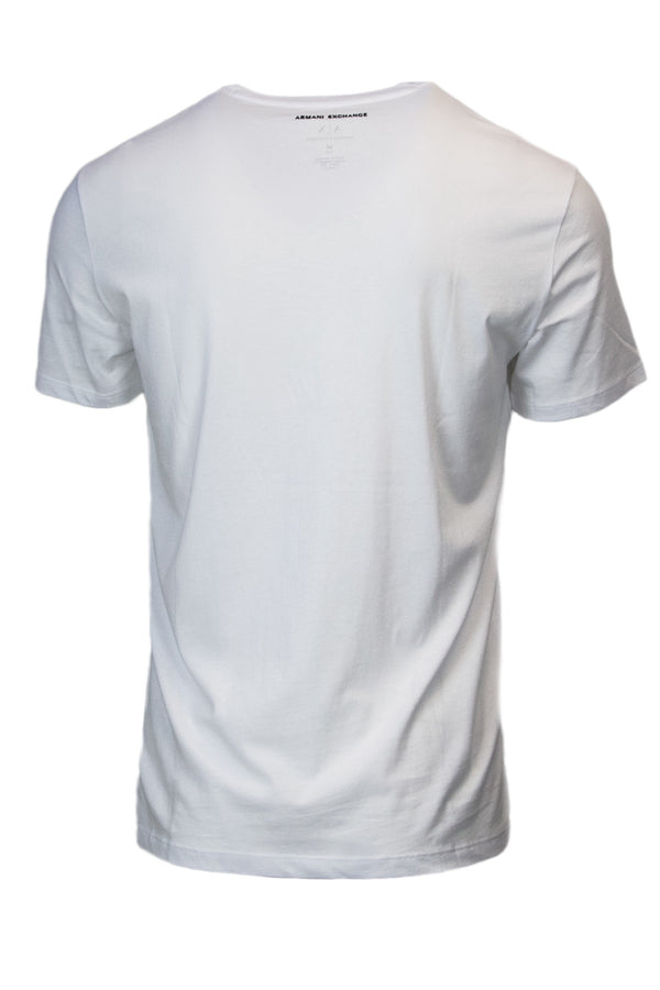 T-shirt Armani Exchange couleur blanc — vue 2