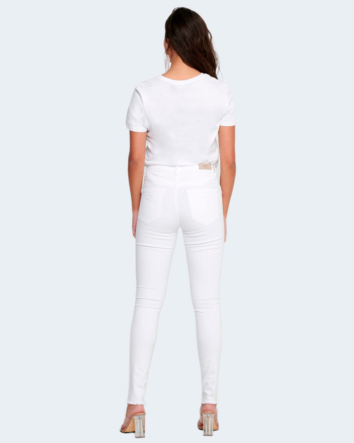Pantalon Only couleur blanc — vue 4