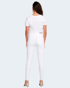 Pantalon Only couleur blanc — vue 4