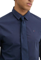 Chemise Tommy Hilfiger couleur bleu — vue 4