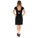 Robe Armani Exchange couleur noir — vue 3