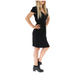 Robe Armani Exchange couleur noir — vue 2