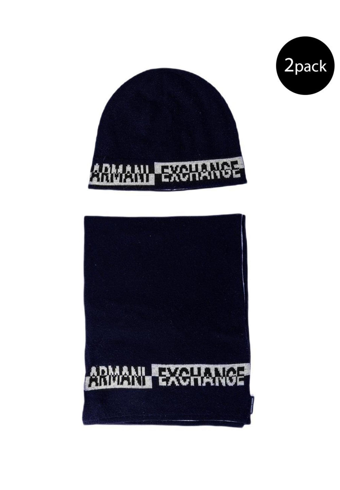Écharpe Armani Exchange couleur bleu