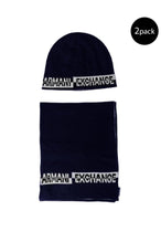 Écharpe Armani Exchange couleur bleu