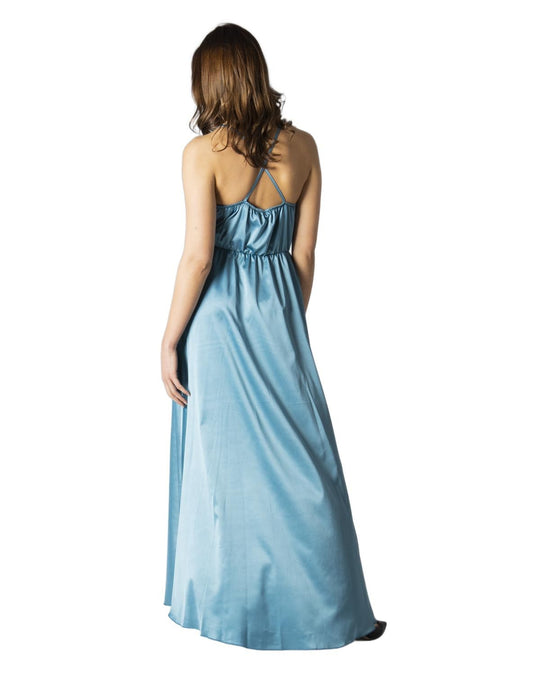 Robe Hanny Deep couleur turquoise — vue 2
