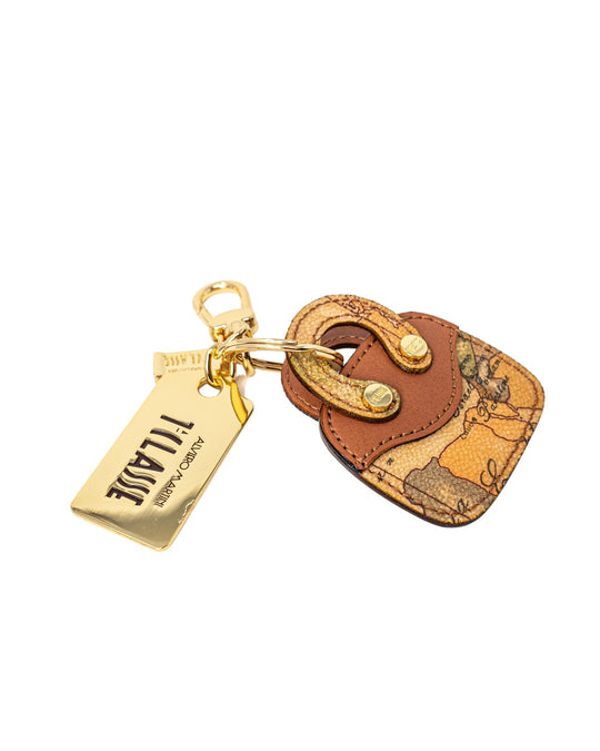 Porte-clés Alviero Martini Prima Classe couleur beige
