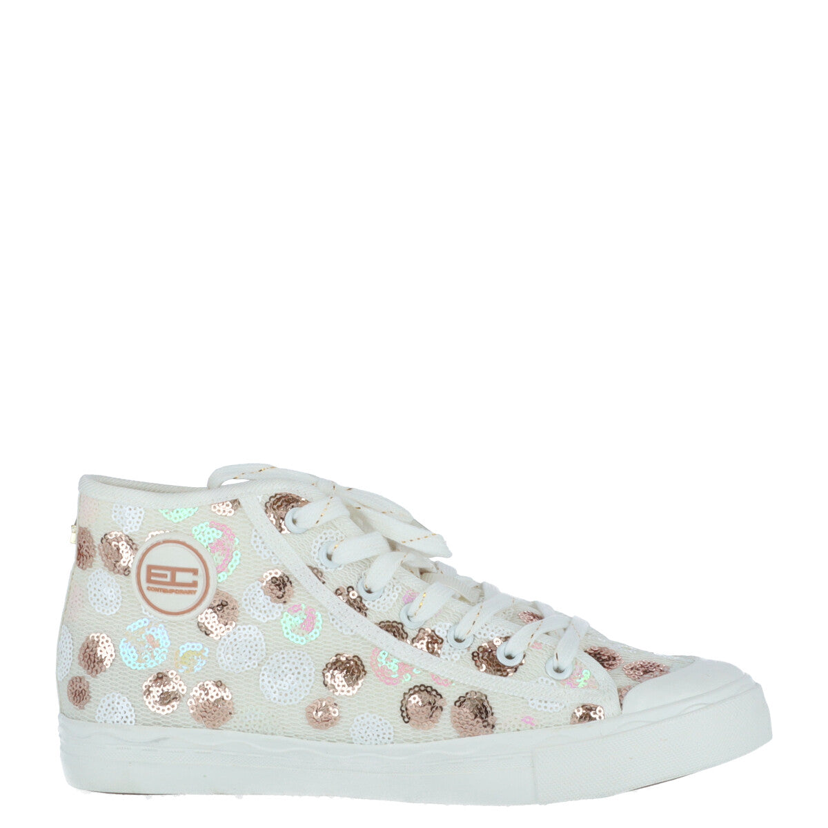 Baskets Enrico Coveri couleur blanc — vue 2