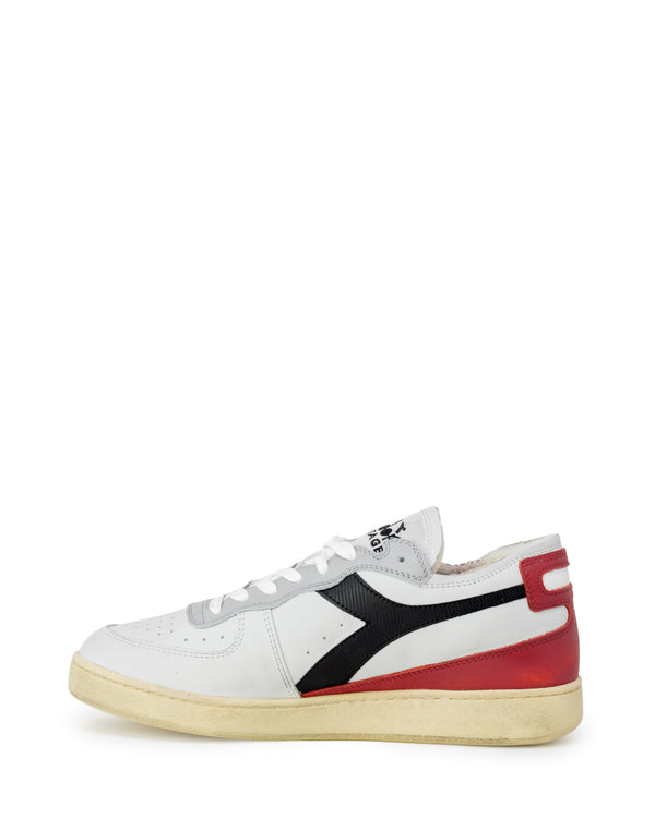Baskets Diadora Heritage couleur blanc — vue 2