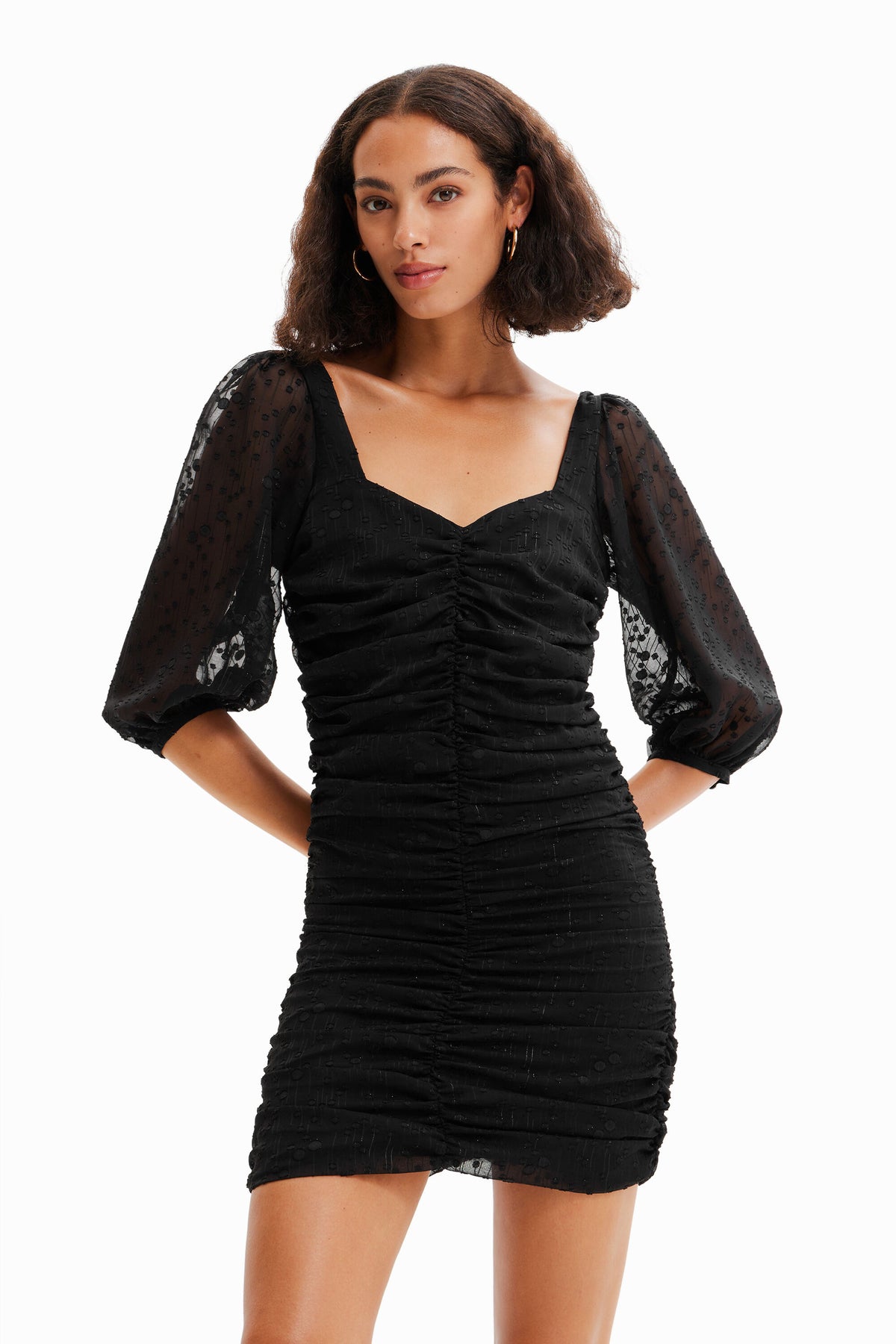 Robe Desigual couleur noir — vue 3