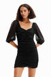 Robe Desigual couleur noir — vue 3