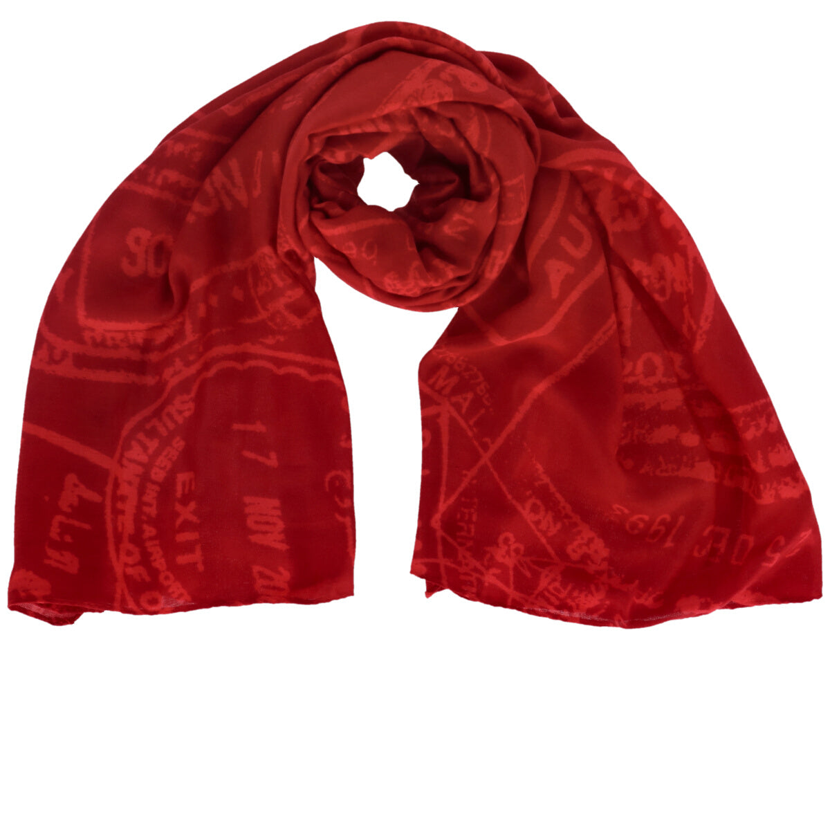 Écharpe Alviero Martini couleur rouge