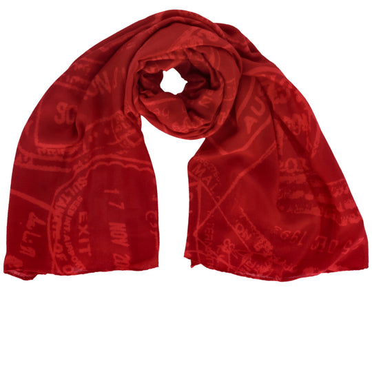 Écharpe Alviero Martini couleur rouge