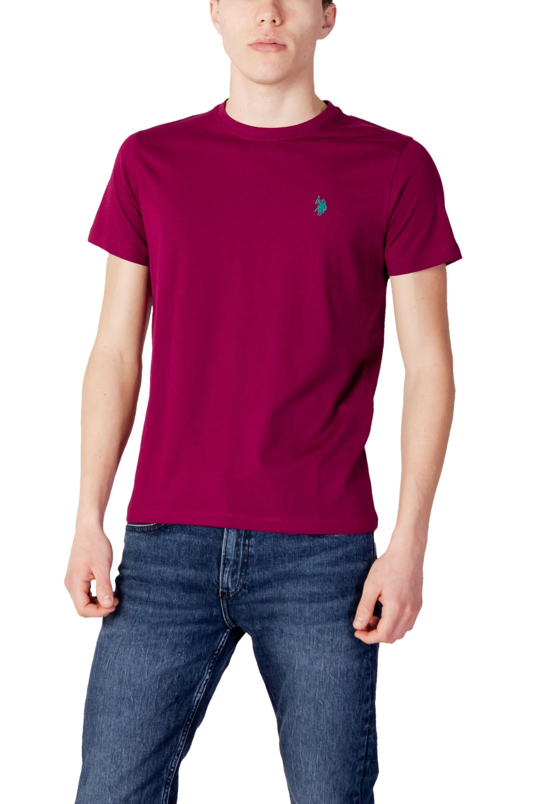 T-shirt U.s. Polo Assn. couleur bordeaux