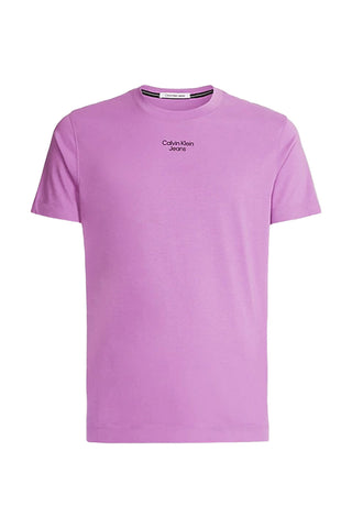 T-shirt Calvin Klein Jeans couleur violet