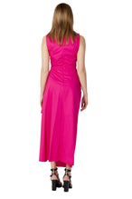 Robe Sandro Ferrone couleur fuchsia — vue 2