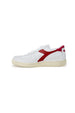 Baskets Diadora Heritage couleur rouge — vue 3