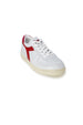 Baskets Diadora Heritage couleur rouge — vue 2