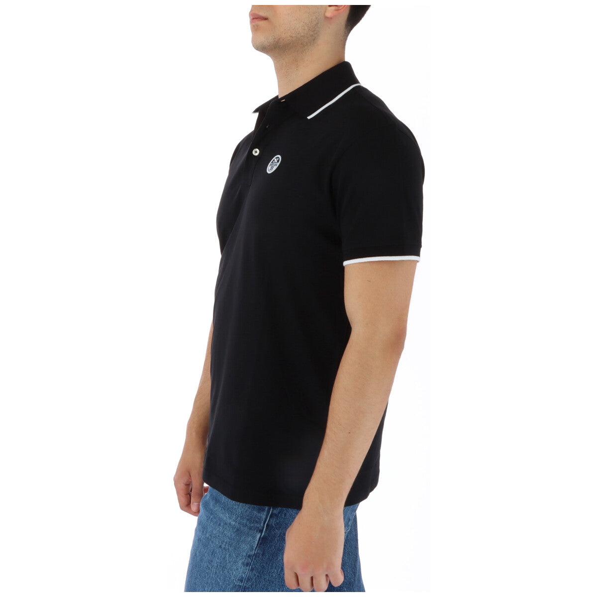 Polo North Sails couleur noir — vue 3