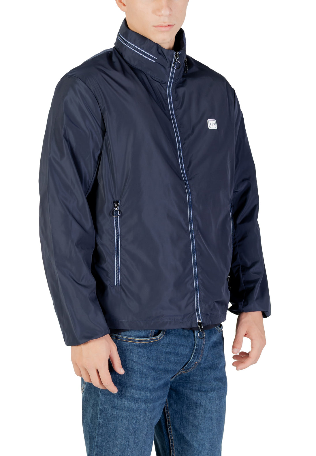 Veste Armani Exchange couleur bleu — vue 3