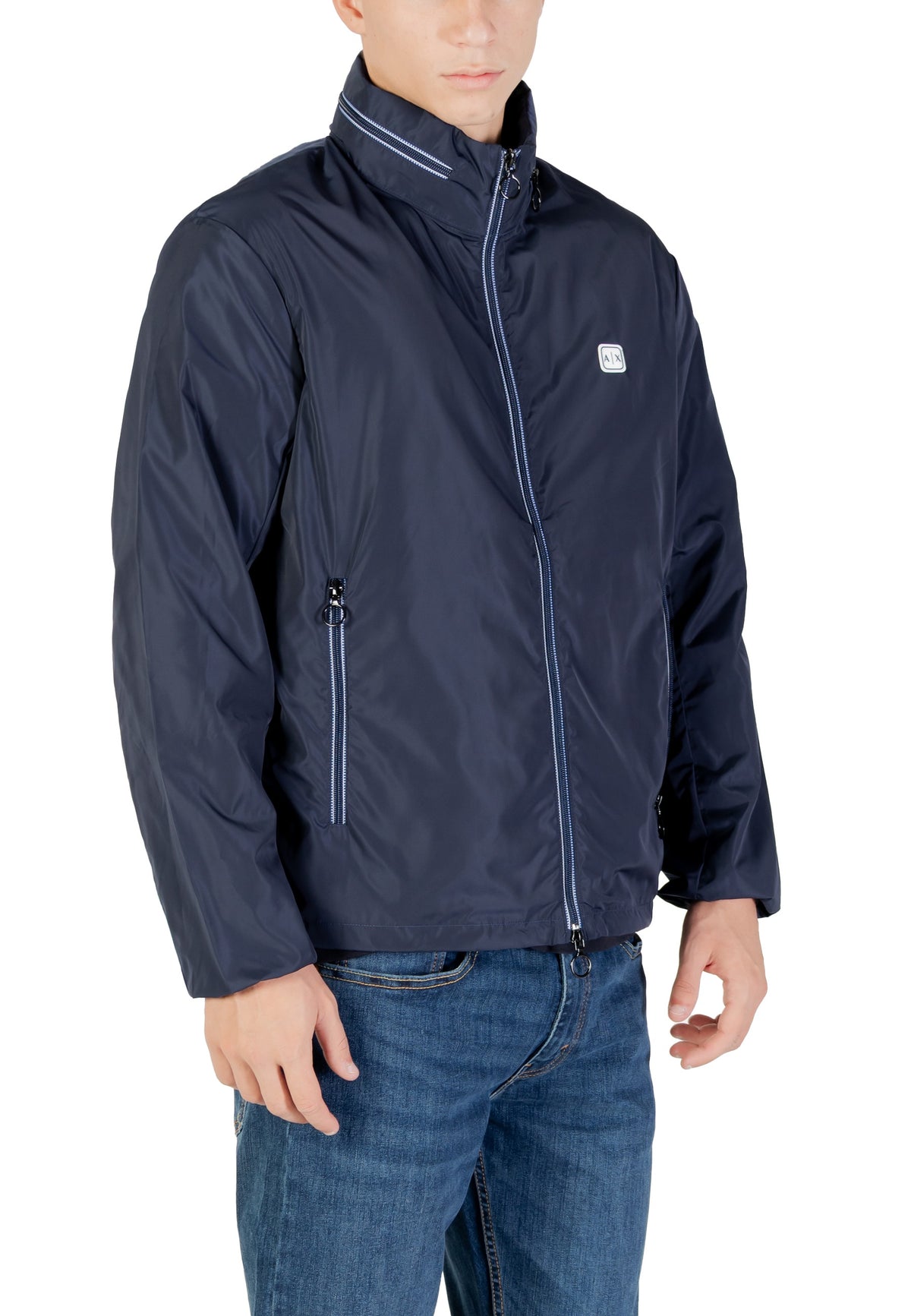 Veste Armani Exchange couleur bleu — vue 3