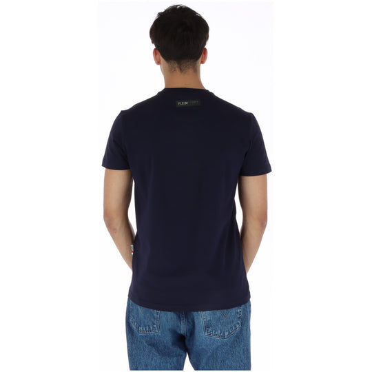 T-shirt Plein Sport couleur bleu — vue 2