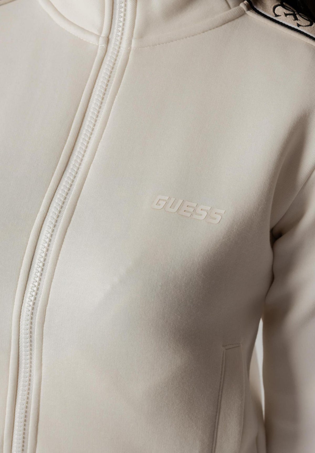 Sweat Guess Active couleur blanc — vue 4