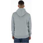 Sweat Superdry couleur gris — vue 3