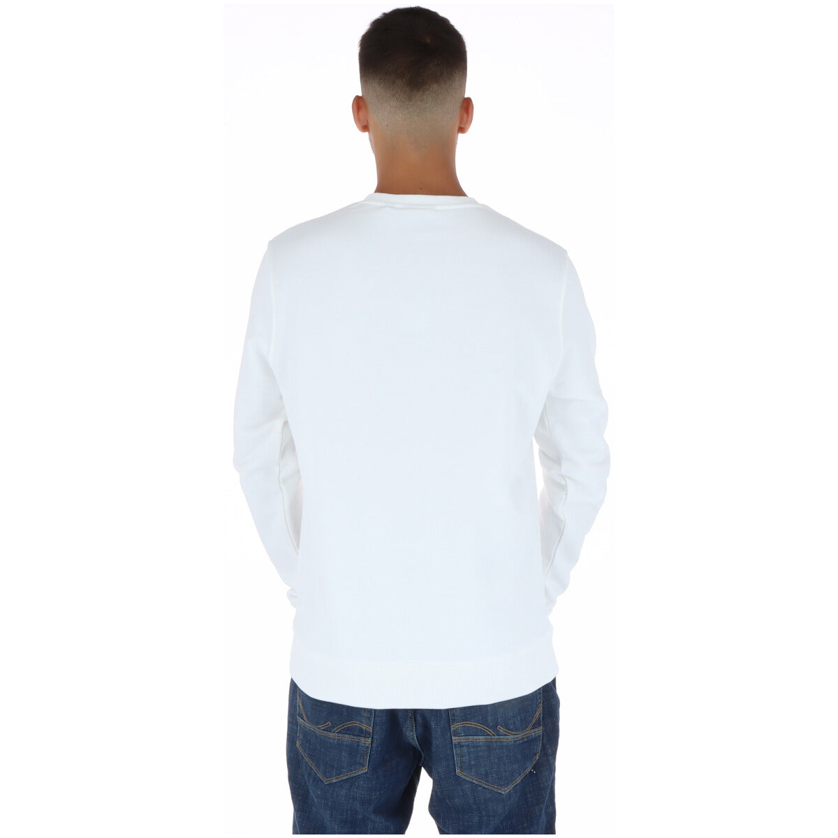 Sweat Lyle & Scott couleur blanc — vue 3