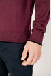 Pull Armani Exchange couleur violet — vue 3
