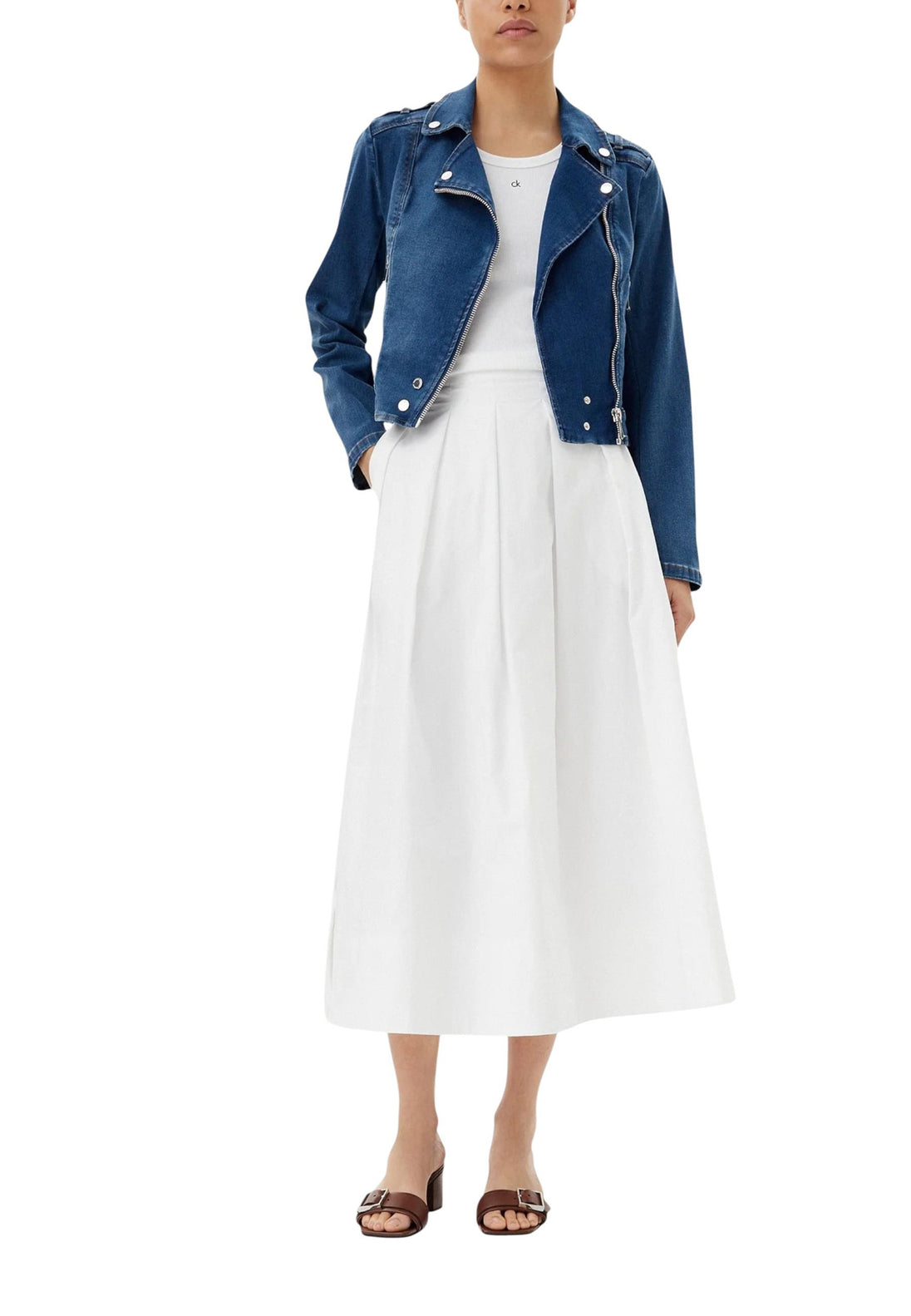 Veste Morgan De Toi couleur bleu — vue 4
