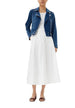 Veste Morgan De Toi couleur bleu — vue 4