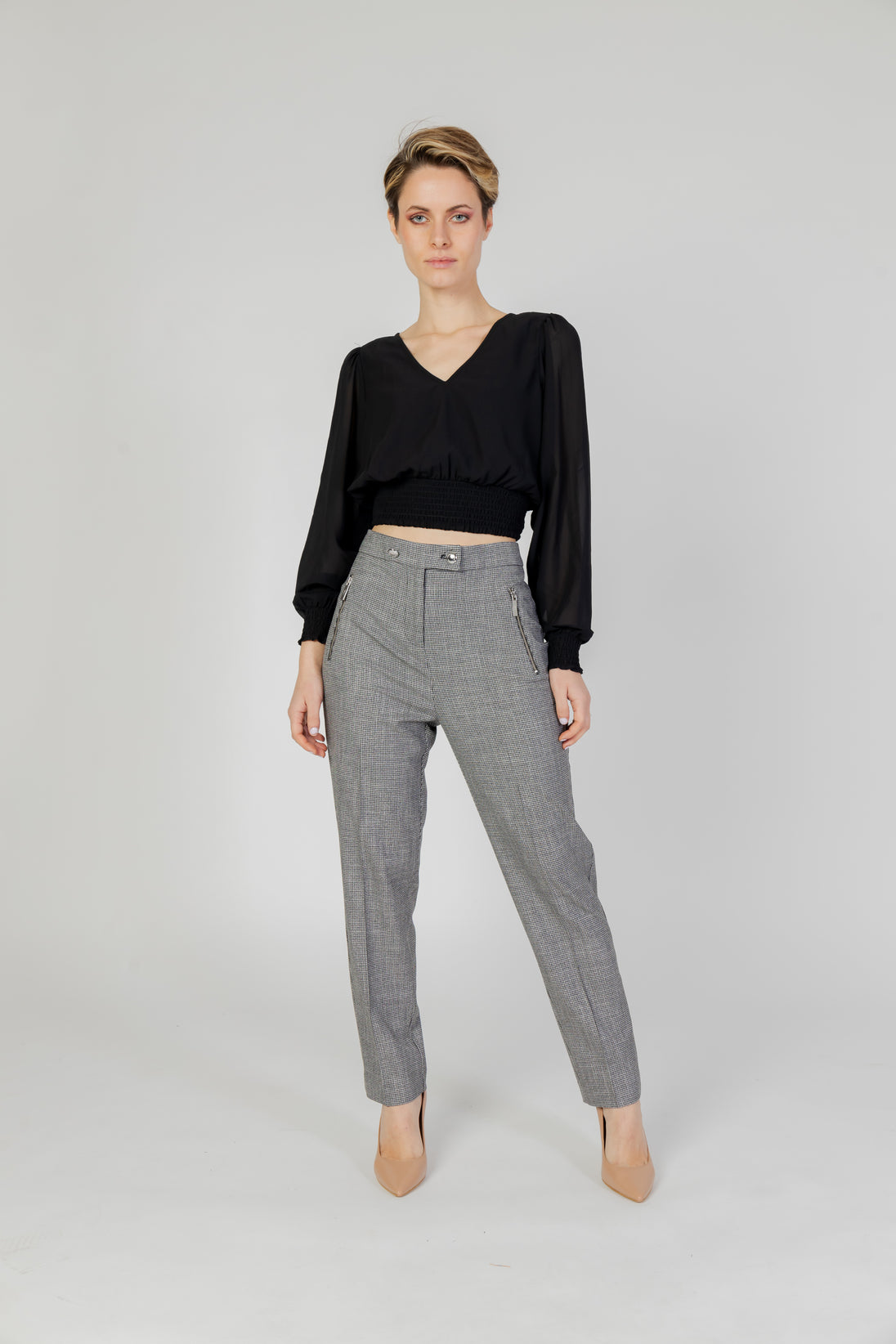 Pantalon Morgan De Toi couleur noir — vue 4