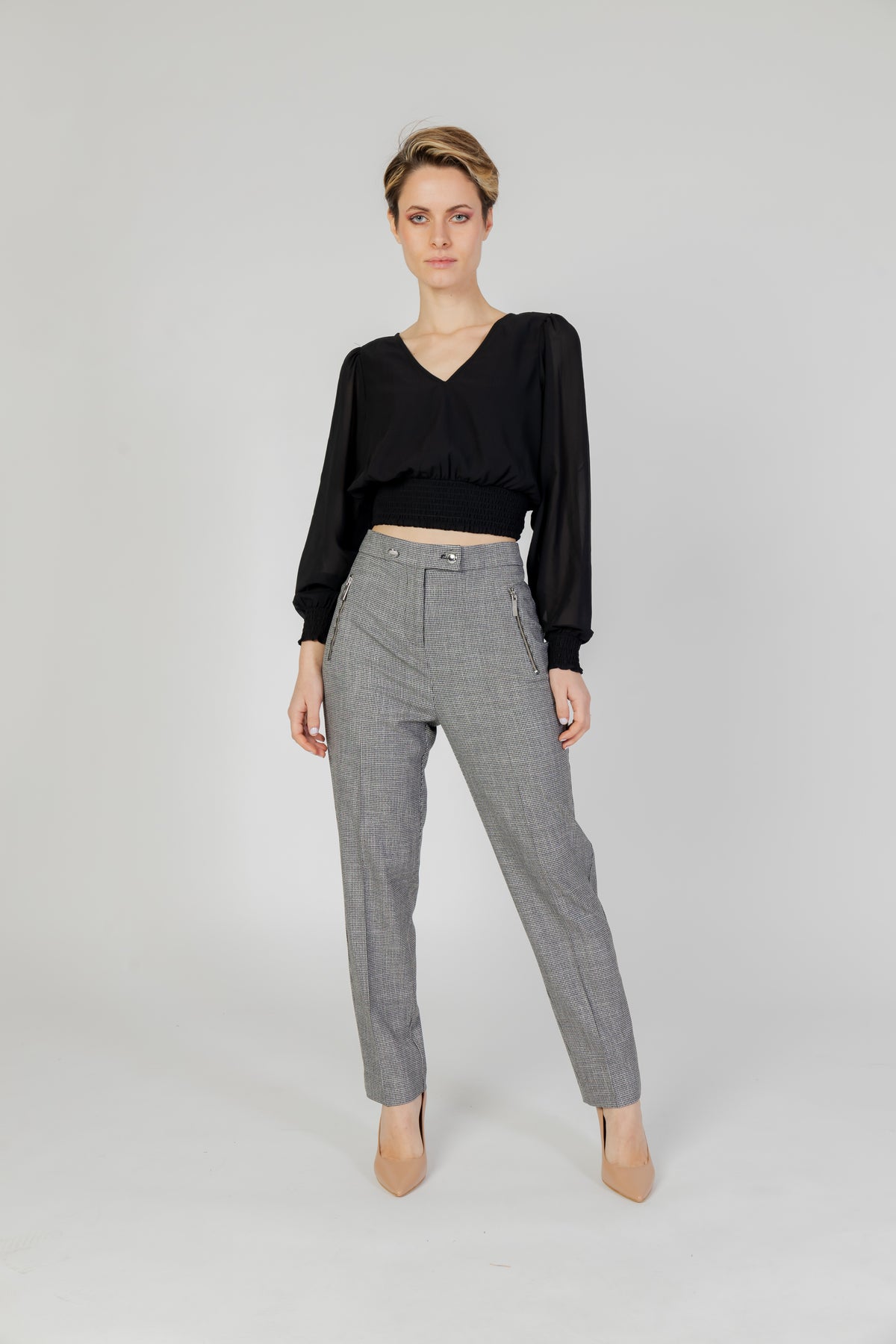 Pantalon Morgan De Toi couleur noir — vue 4
