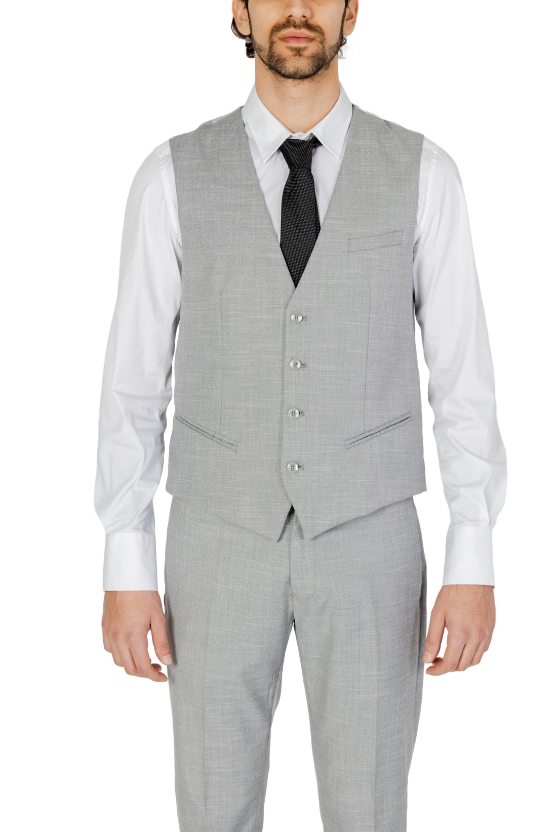 Gilet Antony Morato couleur gris — vue 4