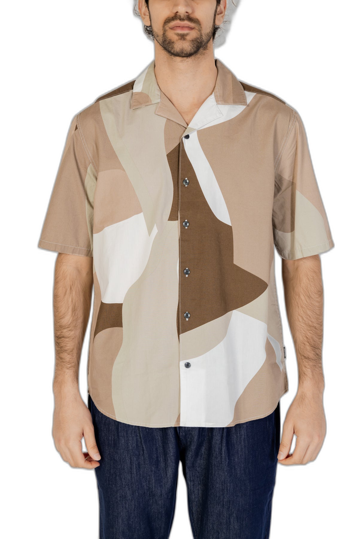 Chemise Only & Sons couleur marron