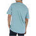T-shirt Lyle & Scott couleur bleu azur — vue 2