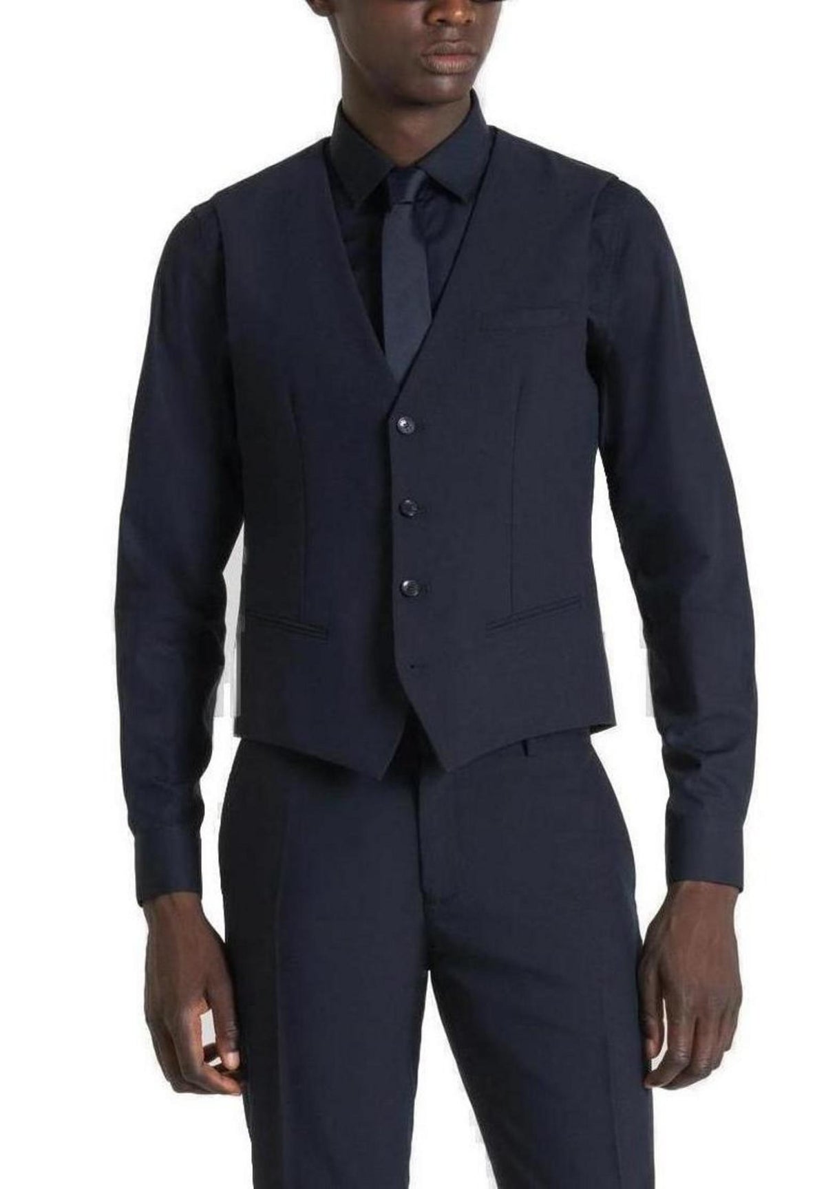 Gilet Antony Morato couleur bleu — vue 3