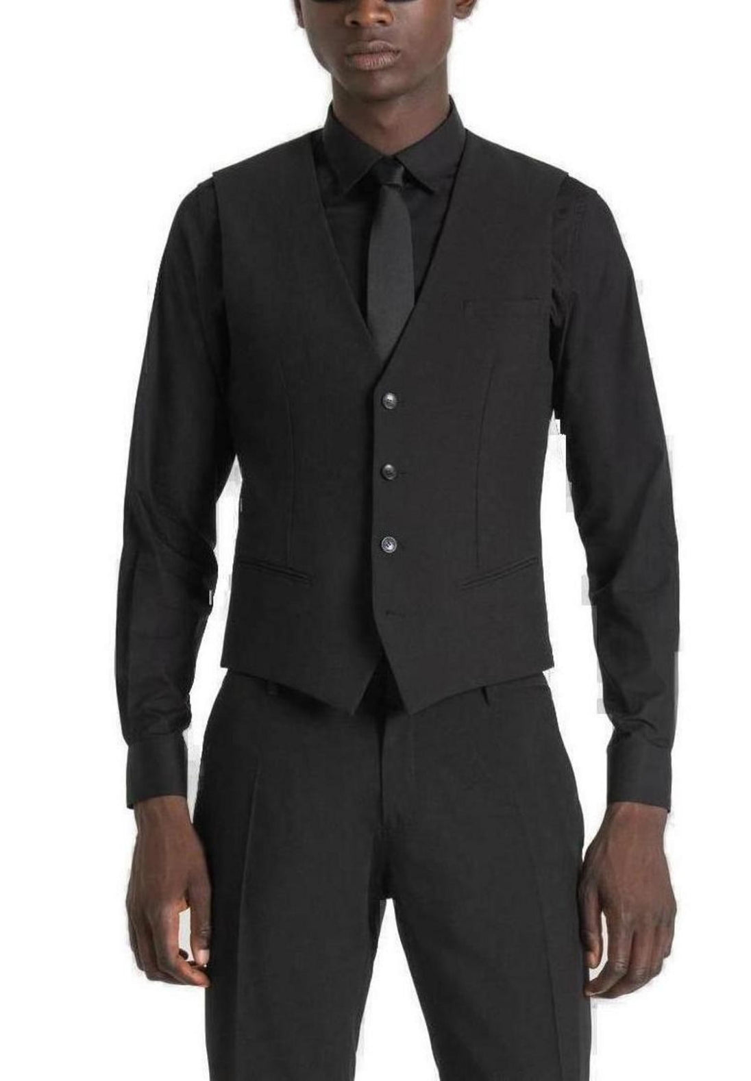 Gilet Antony Morato couleur noir — vue 3