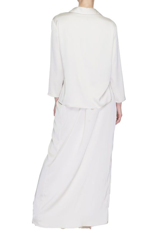 Robe Sandro Ferrone couleur beige — vue 2