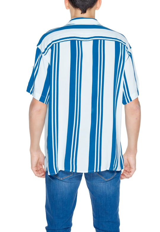 Chemise Jack & Jones couleur bleu azur — vue 2