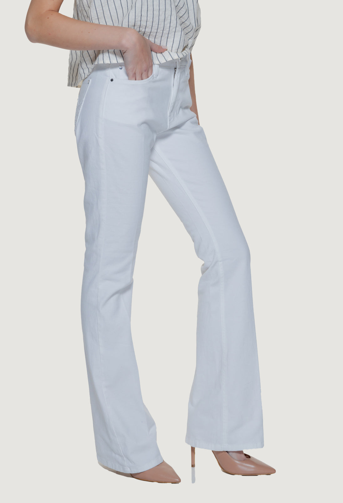 Pantalon Guess couleur blanc — vue 3